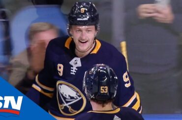 Sabres' Jack Eichel Snipes Top Corner To Score On Anthony Stolarz