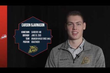 Carson Bjarnason - Philadelphia Flyers - 51st overall