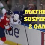 Vancouver Canucks: Mike Matheson suspended 2 games by NHL for his hit on Elias Pettersson