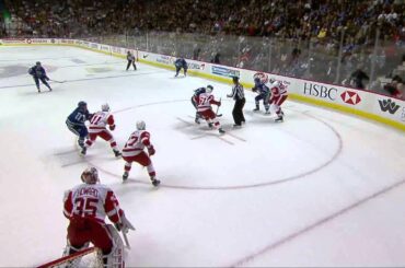 Canucks Vs Wings - Alex Edler 1-0 Goal - 04.20.13 - HD