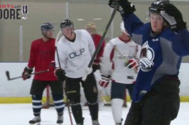 Sens prospect Batherson trains with MacKinnon