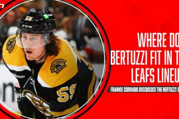 Where does Bertuzzi fit in the Leafs lineup?