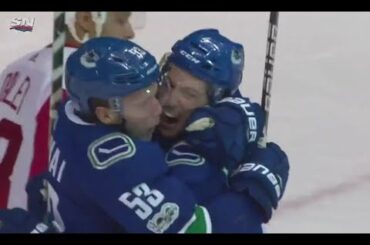 DEL ZOTTO'S FIRST GOAL AS A CANUCK!