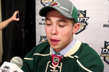 #7 Overall Selection in the 2012 NHL Draft Mathew Dumba of the Minnesota Wild