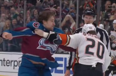 Kurtis MacDermid fight with Nicolas Deslauriers