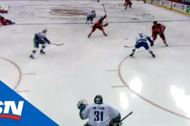 Pavel Zacha Blasts A One-Timer Past Anders Nilsson