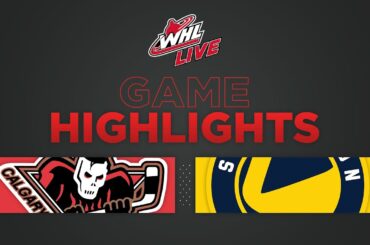 WHL Highlights: Hitmen (3) at Blades (2) OT - January 3, 2023