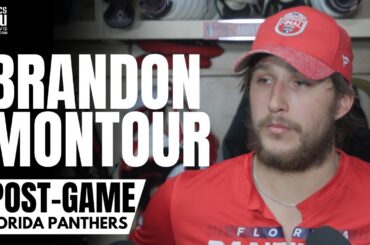 Brandon Montour Reacts to Florida Stanley Cup Loss vs. VGK: "The Hockey World Knows We're For Real"