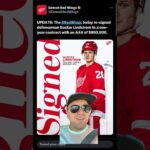 Detroit Red Wings sign Gustav Lindstrom to a one year contract at $950K