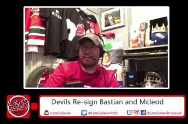 BREAKING NEWS: Devils Re-sign Bastian and Mcleod
