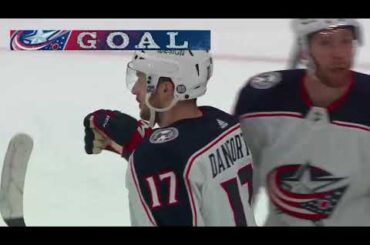 Yegor Chinakhov and Gavrikov assist on Danforth's goal vs Islanders (31 mar 2022)