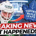 JUST CONFIRMED! ANNOUNCED NOW! TORONTO MAPLE LEAFS NEWS! NHL NEWS!