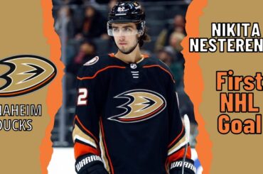 Nikita Nesterenko #62 (Anaheim Ducks) first NHL goal Mar 25, 2023