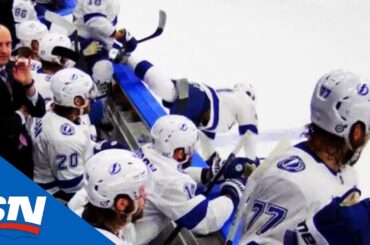 Brayden Point Trips Coming Off The Bench And Scores On 3-On-1 Chance