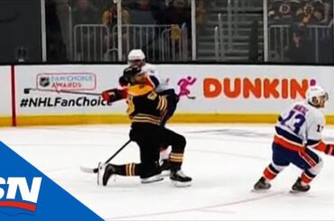 No Penalty After Nick Leddy Takes Down Sean Kuraly With Questionable Hit