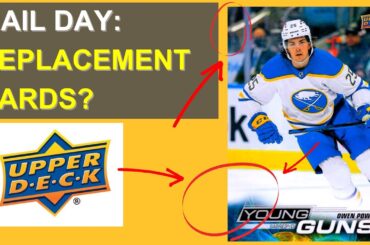 Damaged Owen Power Upper Deck Replacement Card - Plus a fun Mystery Rip!