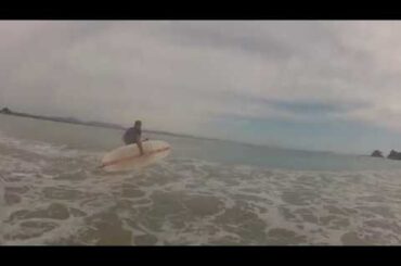 Steve and Max Renouf Pro Tour surfing - Byron Bay