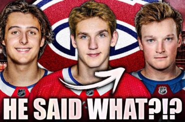 HUGE DAVID REINBACHER & LANE HUTSON HYPE: The Next Cale Makar? Montreal Canadiens Top Prospects News