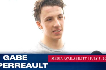 New York Rangers: Gabe Perreault Media Availability | July 5, 2023