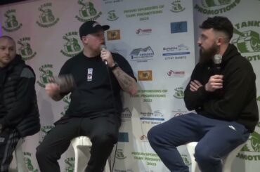 Tank Promotions Press Conference Ben Hutton Vs Nigel Bown