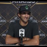 Seattle Kraken Forward Matty Beniers Ahead of 2023 #nhl Awards