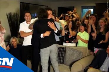 Hughes Family Goes Wild After New Jersey Devils Select Luke Hughes 4th Overall In 2021 NHL Draft