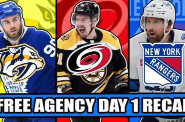 NHL Free Agency Day 1 Recap