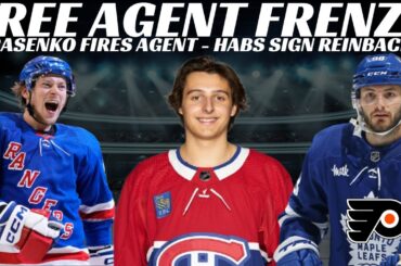 NHL Free Agent Frenzy - Flyers, Bruins, Isles + Habs Sign Reinbacher to ELC & Tarasenko Fires Agent