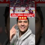 Jake Allen mistake and incredible save after that? NHL 2021 highlights! #shorts