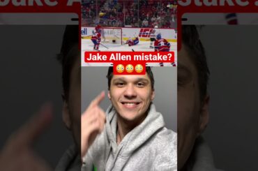 Jake Allen mistake and incredible save after that? NHL 2021 highlights! #shorts