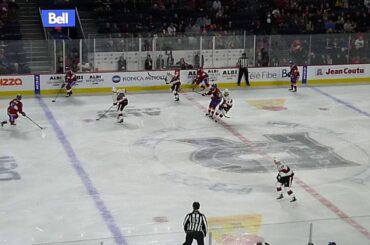 Keith Kinkaid of the Laval Rocket makes 3 consecutive saves vs. the Belleville Senators 2/1/20