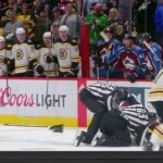 Adam McQuaid fights Nikita Zadorov 10/11/17