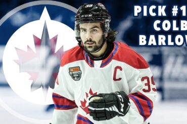 The Winnipeg Jets Draft Colby Barlow 18th Overall!
