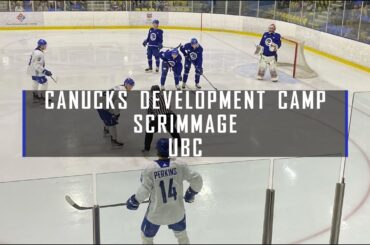 #Canucks Development Camp Scrimmage 2023