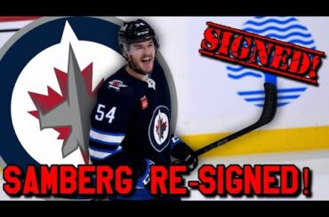 Winnipeg Jets Re-Sign Dylan Samberg to 2x1.4M Contract!! Jets Fan Reaction!!