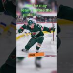 Minnesota Wild Injury | Joel Eriksson Ek ruled out of playoffs| #minnesota #nhl #youtubeshorts