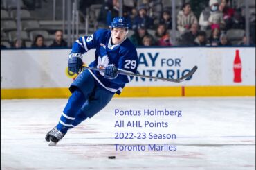 Pontus Holmberg - All AHL Points 2022/23 Season - Toronto Maple Leafs Prospect