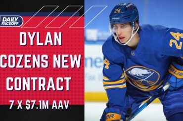 Dylan Cozens Contract Extension : Buffalo Sabres | Daily Faceoff Live