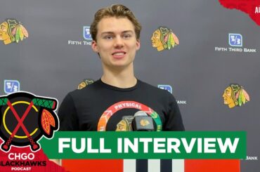 Connor Bedard on pressure, Chicago food & being one of the guys in the Blackhawks dressing room