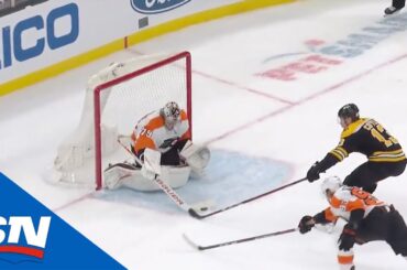 Charlie Coyle Goes Top Shelf With Incredible One-Handed Redirect