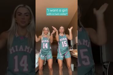 Haley and Hanna Cavinder on TikTok