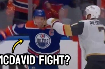 The Ending of this game was INSANE (McDavid Fight)