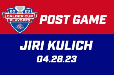 Jiri Kulich Post Game | 04.28.23