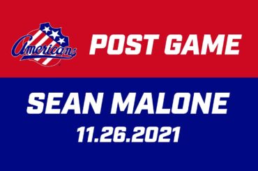 Sean Malone Post Game 11.26.2021