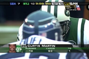 Curtis Martin's 2 TD, 134-YD Day vs. Seahawks in 2004 | NFL Throwback | The New York Jets | NFL