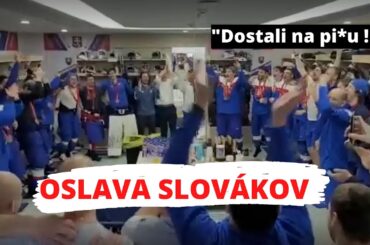 Slovensko vs Švédsko oslava v šatni || Dostali na pi*u ! M. Hrivík