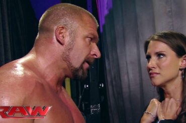 Stephanie begs Triple H not to hurt Mr. McMahon: Raw, June 10, 2013