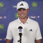 Ludvig Aberg Friday Flash Interview 2023 John Deere Classic