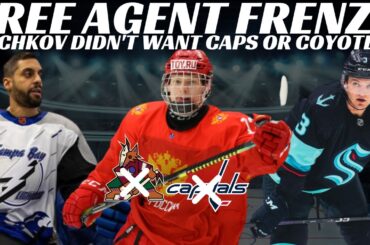 NHL Free Agent Frenzy  - Pens, Kings, Kraken + Michkov Never Wanted Capitals & Coyotes?