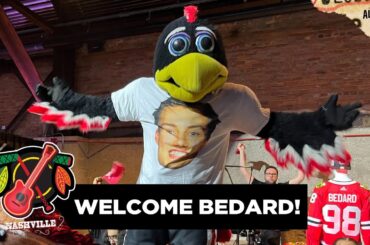 CHGO Sports LIVE at the Chicago Blackhawks Draft Party to watch Connor Bedard become the #1 pick!